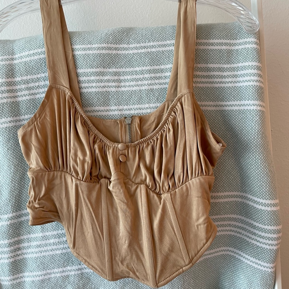 Zara Bustier Style Crop